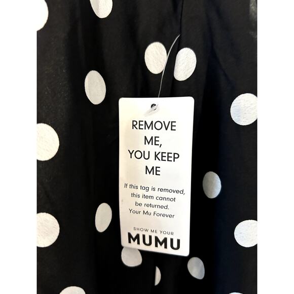 Show Me Your Mumu Tinsley Tube Dress in Polka Dot S - Picture 8 of 9